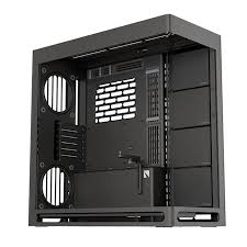 CASE HAVN HS 420 TORRE MEDIA PANEL FRONTAL DE VIDRIO ESTRUCTURA HIBRIDA 1 PUERTO USB-C Y 2 PUERTOS USB-A HVN-CA-HS420-06 NEGRO