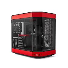 CASE GAMING HYTE Y60 ATX VIDRIO TEMPLADO 3 VENTILADORES CS-HYTE-Y60-BR ROJO / NEGRO