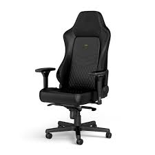 SILLA GAMING NOBLECHAIRS HERO CUERO AUTENTICO NBL-HRO-RL-BLA NEGRO