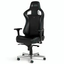 SILLA GAMING NOBLECHAIRS EPIC EDICIÓN MERCEDES AMG PETRONAS CUERO SINTÉTICO PGW-NB-EGC-001 NEGRO
