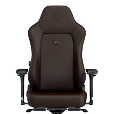 SILLA GAMING NOBLECHAIRS HERO EDICIÓN JAVA DE CUERO SINTÉTICO NBL-HRO-PU-JED CAFE