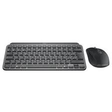 TECLADO Y MOUSE LOGITECH MX KEYS MINI COMBO FOR BUSINESS MEMBRANA INALÁMBRICO ESPAÑOL 920-011053 NEGRO