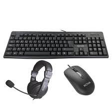 TECLADO ,MOUSE Y HEADSET NOVA USB KB5982U0001C
