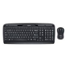 TECLADO LOGITECH MK320 MEMBRANA INALÁMBRICO 2.4 GHZ CON RECEPTOR USB INGLÉS 920-002836 NEGRO