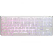 TECLADO GAMING RGB DUCKY ONE 3 MINI MECANICO USB-C ESPAÑOL SWITCH ROJO SILENCIOSO DKON2161ST-SESPDPWWWSC1 BLANCO