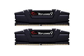 MEMORIA RAM PC 32GB (2 X 16GB) G.SKILL RIPJAWS V DDR4 3200MHZ CL16-18-18-38 F4-3200C16D-32GVK NEGRO