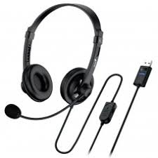 AURICULARES GENIUS HS-230U ALÁMBRICO USB 2.4M 31710021401 NEGRO