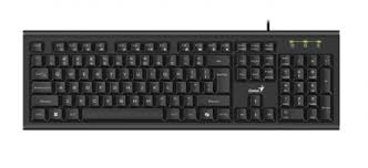TECLADO GENIUS KB-113 MEMBRANA ALAMBRICO USB ESPAÑOL 31300018401 NEGRO