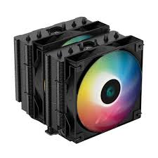 ENFRIAMIENTO DE AIRE RGB DEEPCOOL AG620 ARGB LGA2066/AM5 2X120MM HIDRÁULICO R-AG620-BKANMN-G-1 NEGRO