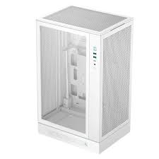 CASE DEEPCOOL CH270 DIGITAL WH MINI TOWER SIN VENTILACIÓN INCLUIDA CON VIDRIO LATERAL Y MALLA FRONTAL R-CH270-WHNDM0-G-1 BLANCO-NEGRO