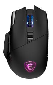RATÓN GAMING RGB MSI VERSA PRO INALÁMBRICO 2.4 GHZ / BLUETOOTH ALÁMBRICO USB 26000 DPI S12-4301360-CLA NEGRO