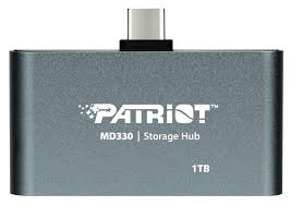 HUB CON ALMACENAMIENTO PATRIOT MOBILE MD330 USB-C 3.2 GEN 1 HDMI 4K 512GB PMD512GH013 GRIS