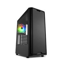 CASE RGB SHARKOON SK3 MID TOWER VENTILADORES 2 DE 120MM CON VIDRIO LATERAL 4044951030170 NEGRO