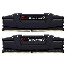 MEMORIA RAM PC 32GB (2X16GB) G.SKILL RIPJAWS V DDR4 3200MHZ CL16 1.35V NEGRO F4-3200C16D-32GVK NEGRO