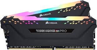 MEMORIA RAM PC 16GB(2X8GB) CORSAIR VENGEANCE RGB PRO DDR4 3600MHZ CL18 1.35V CMW16GX4M2D3600C18 NEGRO