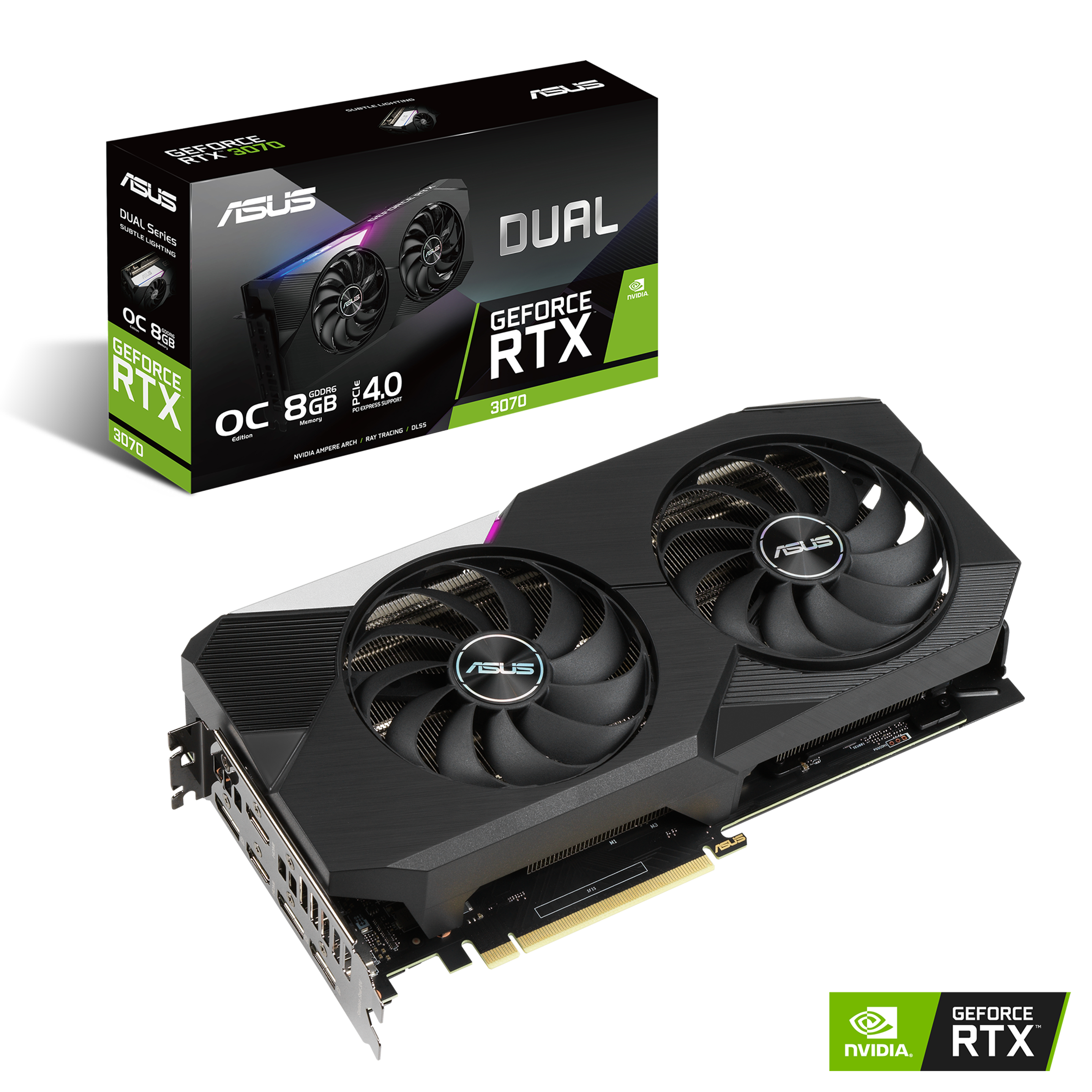 Edición Dual GeForce RTX™ 3070 OC OPEN BOX