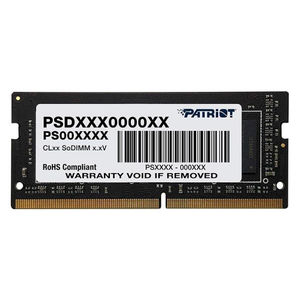 MEMORIA RAM PARA LAPTOP 16GB PATRIOT PSD516G560081S SL DDR5 5600MHZ CL46 1.1V NEGRO