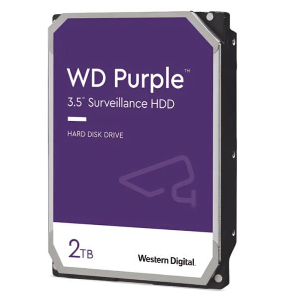 Disco duro interno 2 TB 3.5 WD WD23PURZ morado