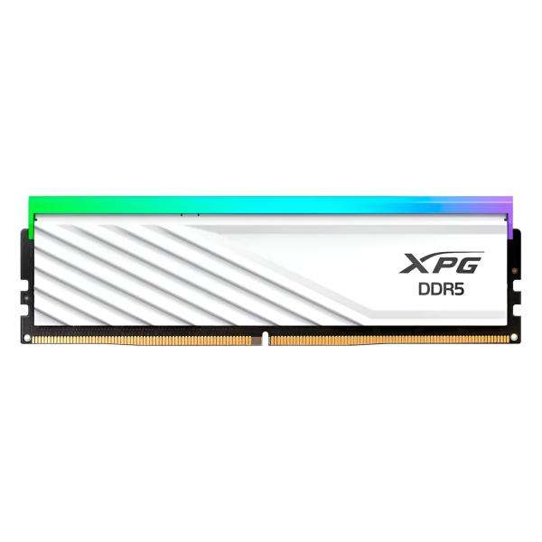 MEMORIA RAM PC 16GB ADATA XPG LANCER BLADE RGB AX5U6000C4816G SLABRWH DDR5 6000 MHZ CL48 1.35 V DIMM 288 PINES BLANCO