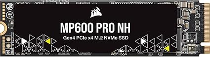 HD INTERNO SOLIDO 8TB M.2 NVMe MP600 PRO PCIe 4.0 (GEN 4) CORSAIR CSSD-F8000GBMP600PNH NEGRO