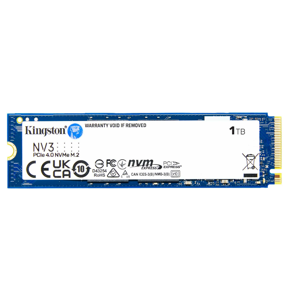 HD INTERNO SOLIDO 1TB PCIe 4.0 NVMe KINGSTON NV3 SNV3S/1000G
