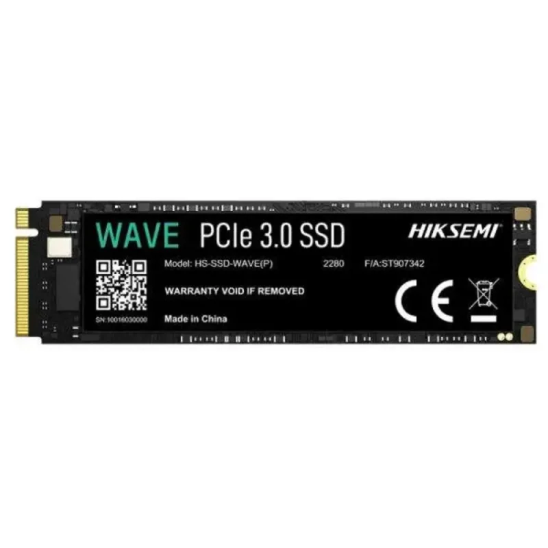 HD INTERNO SOLIDO 512GB HIKSEMI WAVE(P) M.2 2280 PCIE GEN3 X4 2500MB/S / 1025MB/S HS-SSD-WAVE(P) 512G NEGRO