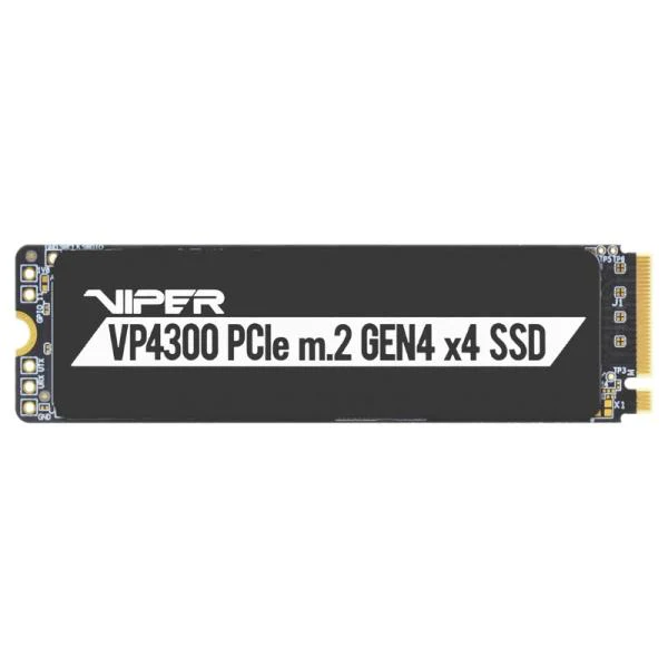 HD INTERNO SOLIDO 2TB PATRIOT VP4300 M.2 2280 PCIE GEN4 X4 7400MB/S / 6800MB/S VP4300-2TBM28H NEGRO
