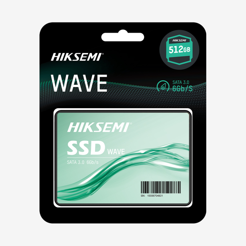 HD INTERNO SÓLIDO 512GB HIKSEMI WAVE(S) 2.5" SATA III 530MB/S / 450MB/S HS-SSD-WAVE(S) 512G NEGRO