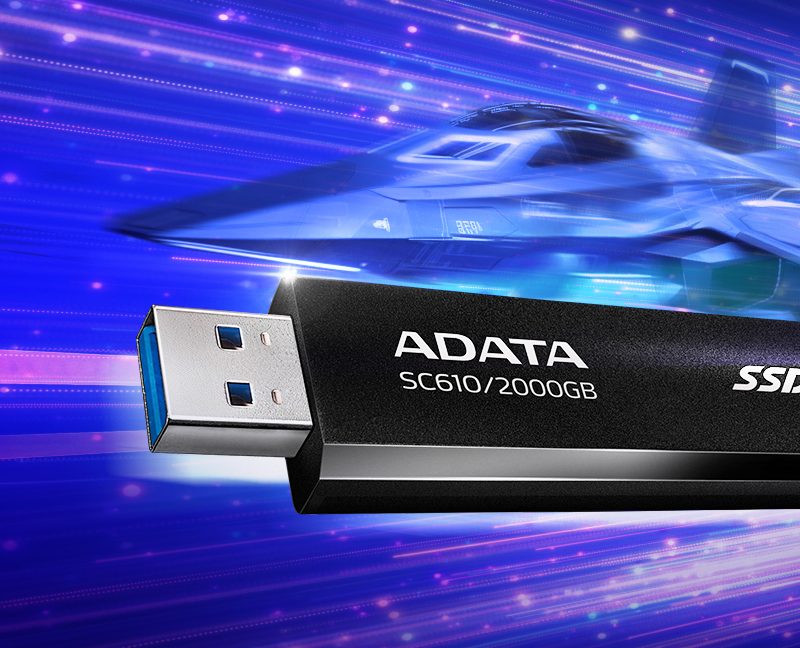 HD SOLIDO EXTERNO 2TB ADATA SC610 USB 3.2 GEN 2 USB-A 550 MB/S 500 MB/S SC610-2000G-CBK/RD NEGRO/ROJO