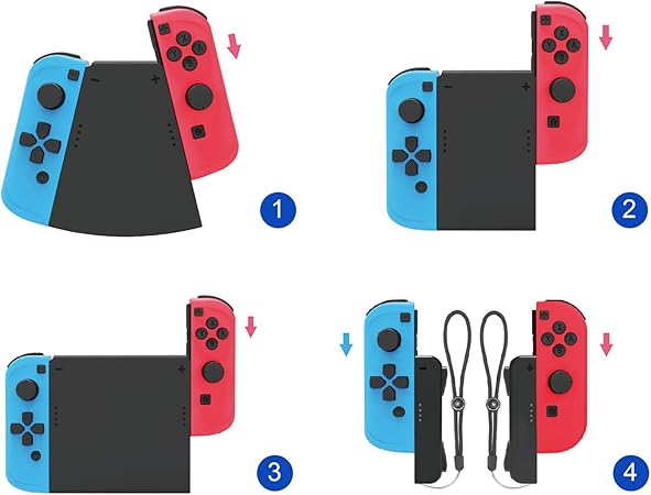 Paquete de conectores DOBE 5 en 1 para controladores Joy-Con de Nintendo Switch