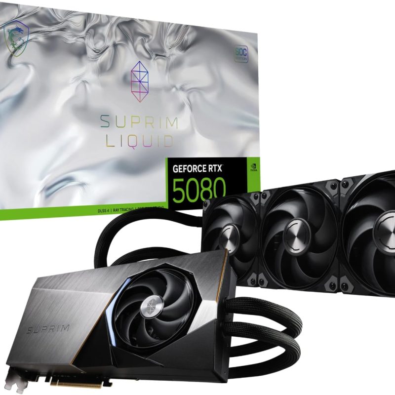 MSI GeForce RTX 5080 Suprim Liquid SOC 16GB GDDR7