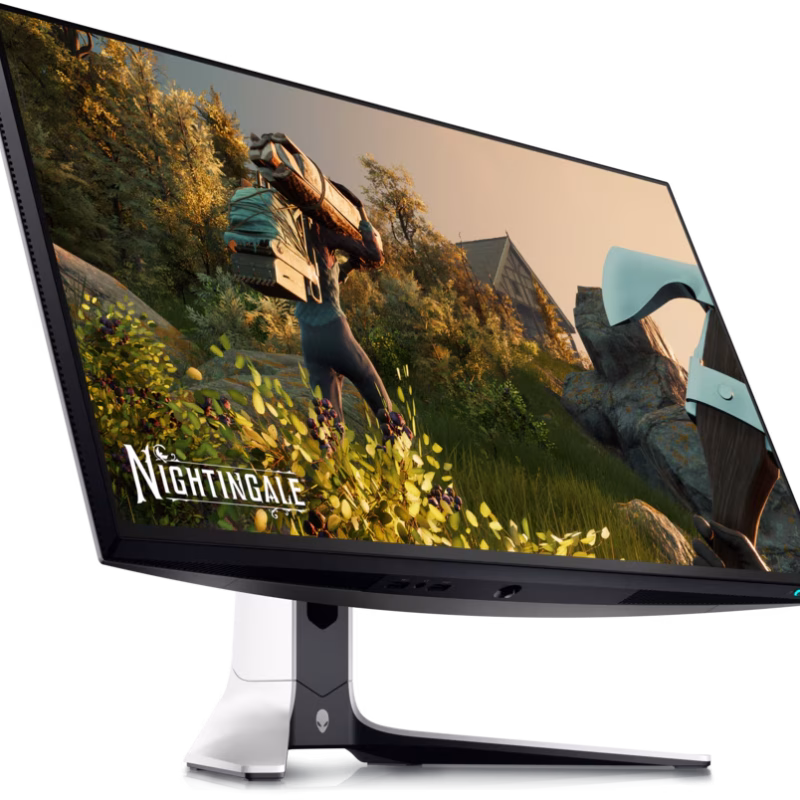 Alienware AW2723DF Gaming Monitor - 27-inch (2560 x 1440) 280Hz Display (DP 1.4), 1ms Response Time, NVIDIA G-Sync, Preset OSD Modes, Height/Tilt/Swivel/Pivot Adjustability - Lunar Light - Tamañodelapantalla 27  USADO